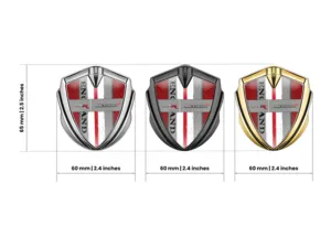 McLaren Metall Emblem Abzeichen Moderner Look High-End